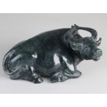 Chinese water buffalo carved from jade