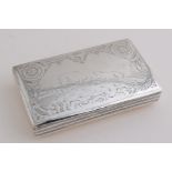 Silver tobacco box, 1870