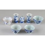 Lot of Chinese miniature porcelain (7x)