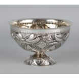 Silver cream bowl