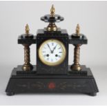 Antique marble clock, 1890