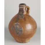 17th century bearded man jug
