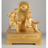 Large ormolu mantel clock, 1820