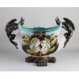 Majolica flower pot