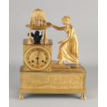 French Empire mantel clock, 1820