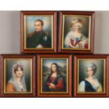 5x Miniature paintings, Various