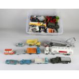 Large lot of toy cars