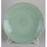 Celadon dish Ø 29 cm.