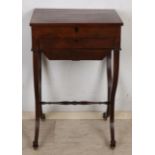 Mahogany sewing table, 1830