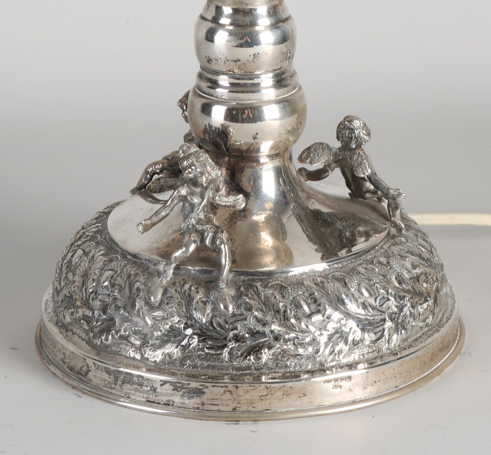 Silver lamp base - Image 2 of 3