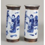 2 Chinese Cantonese vases