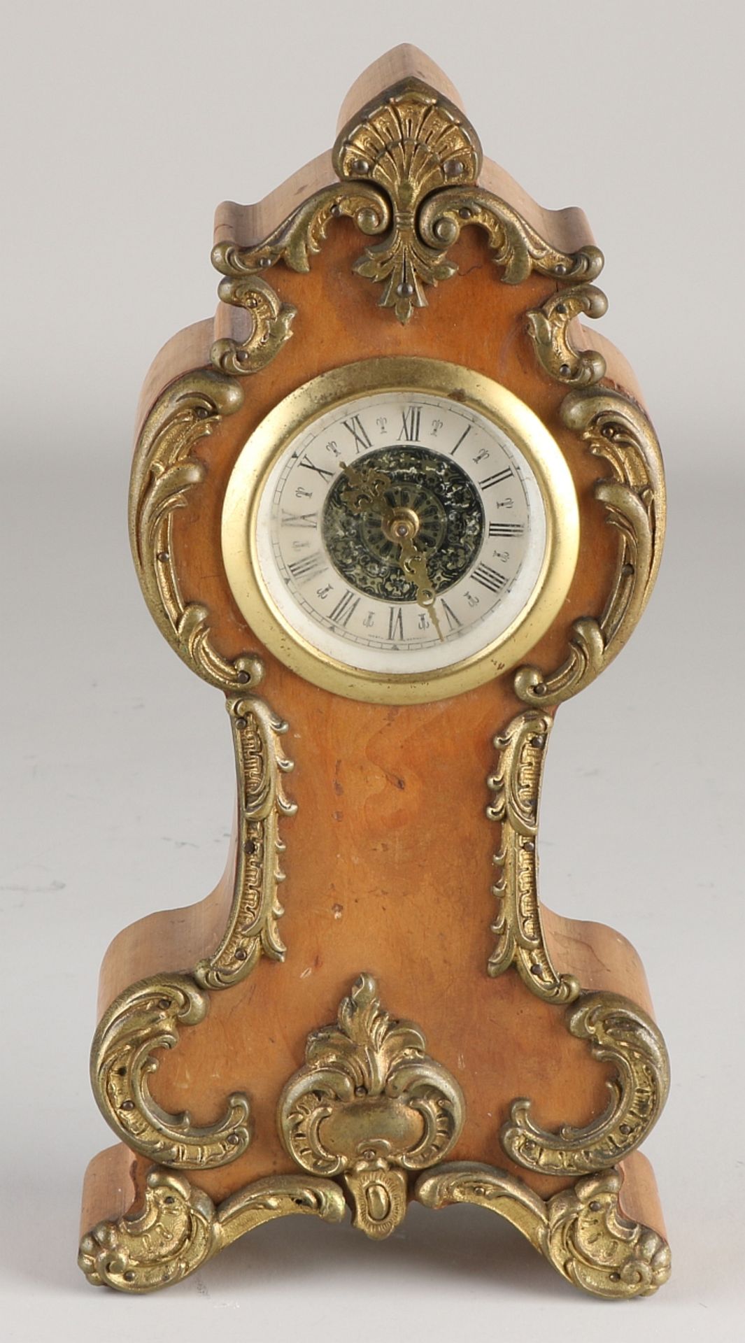 Jura clock with brass fittings