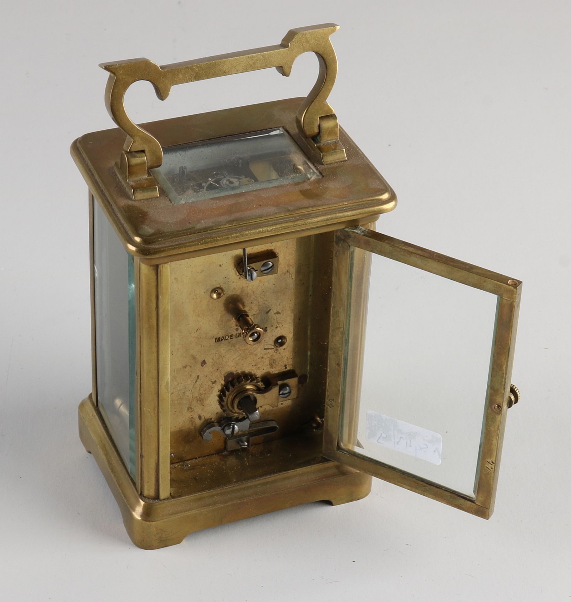 Antique French travel alarm clock - Bild 2 aus 2