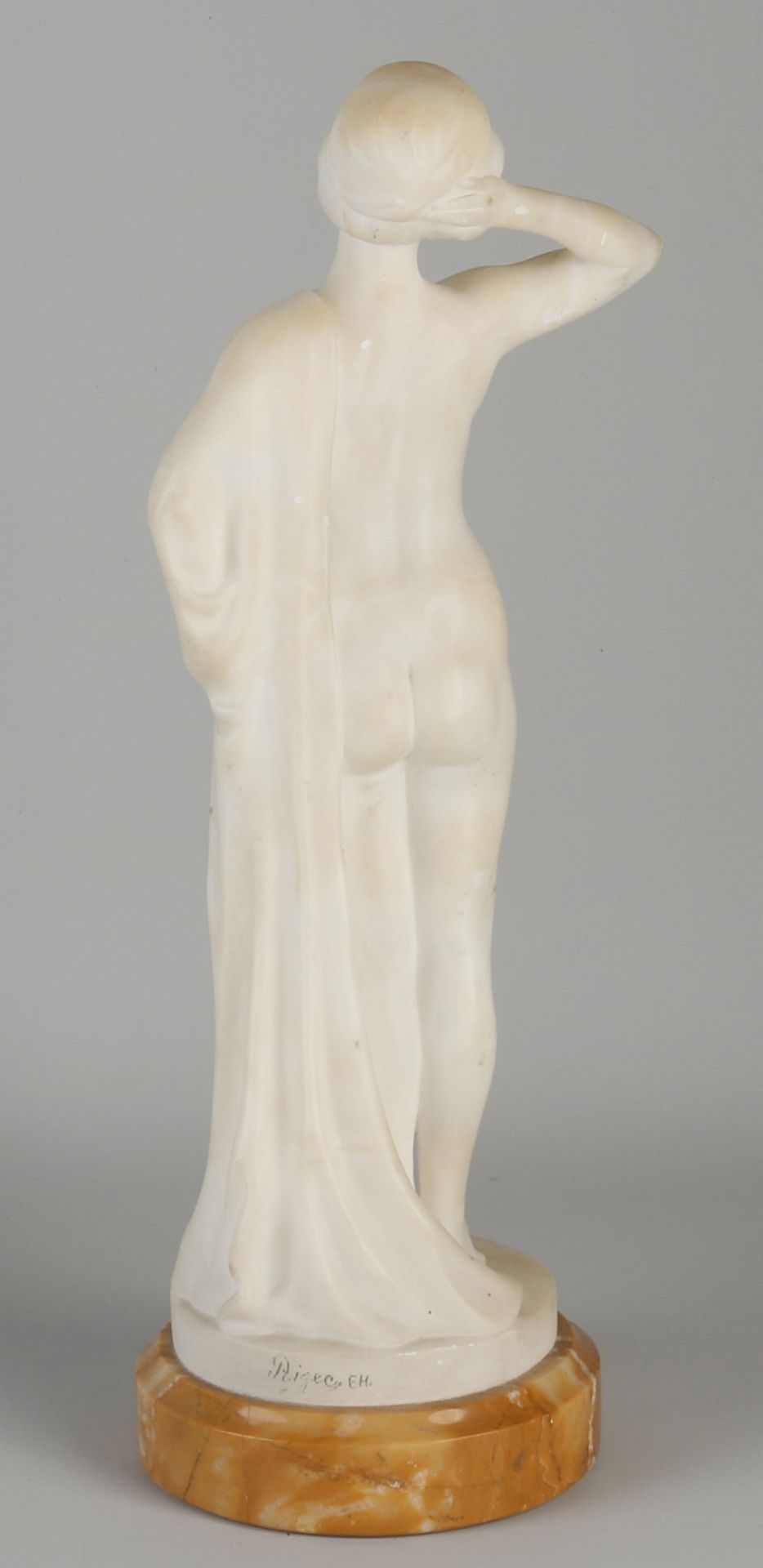 Antique alabaster figure, Naked lady - Bild 2 aus 2