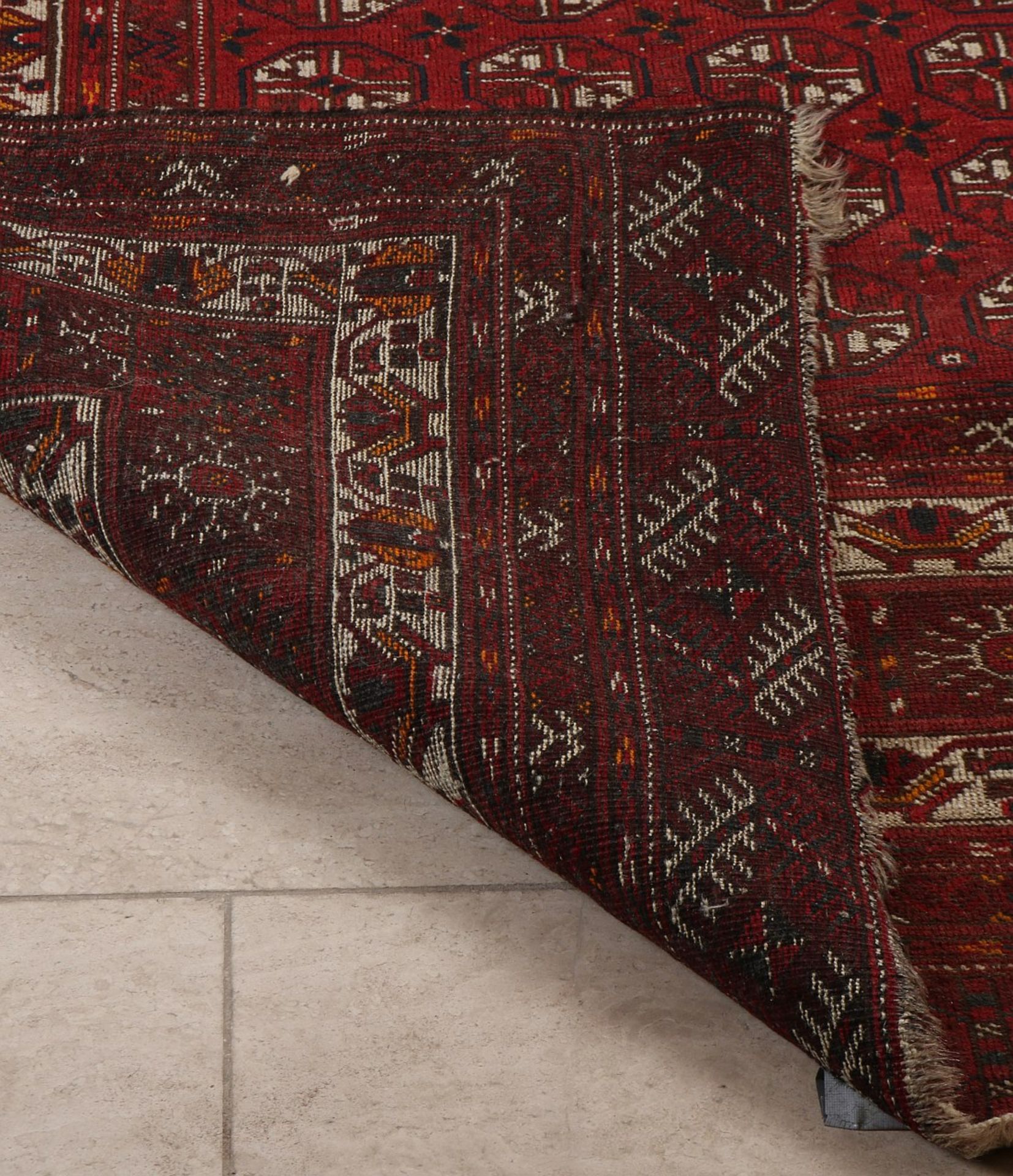 Persian carpet, 200 x 140 cm. - Bild 2 aus 3