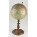 Antique German globe Ø 13 cm.