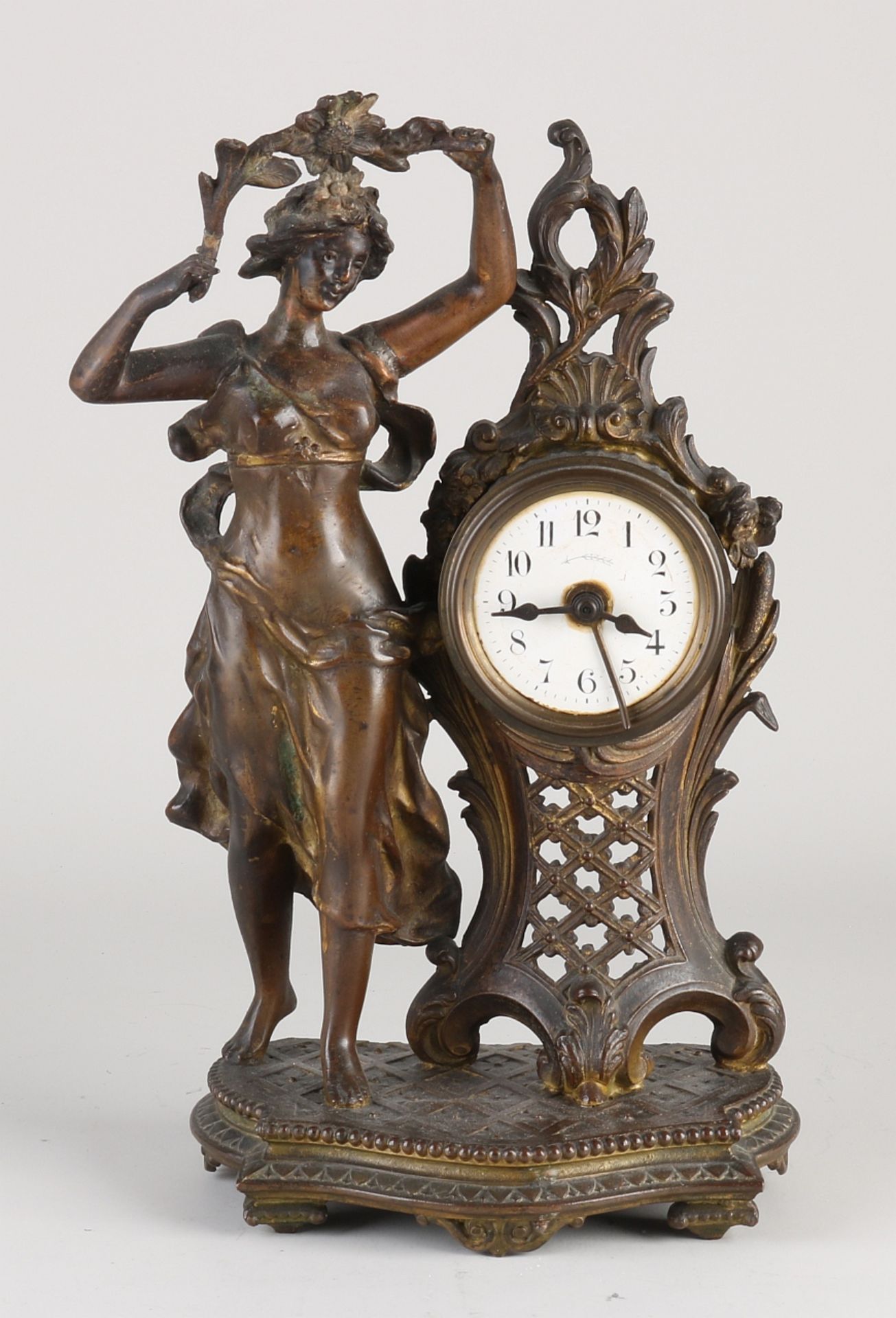 Antique French alarm clock