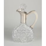 Decanter with silverware