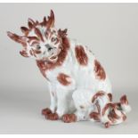 Rare Dresden Porcelain Foo Dog