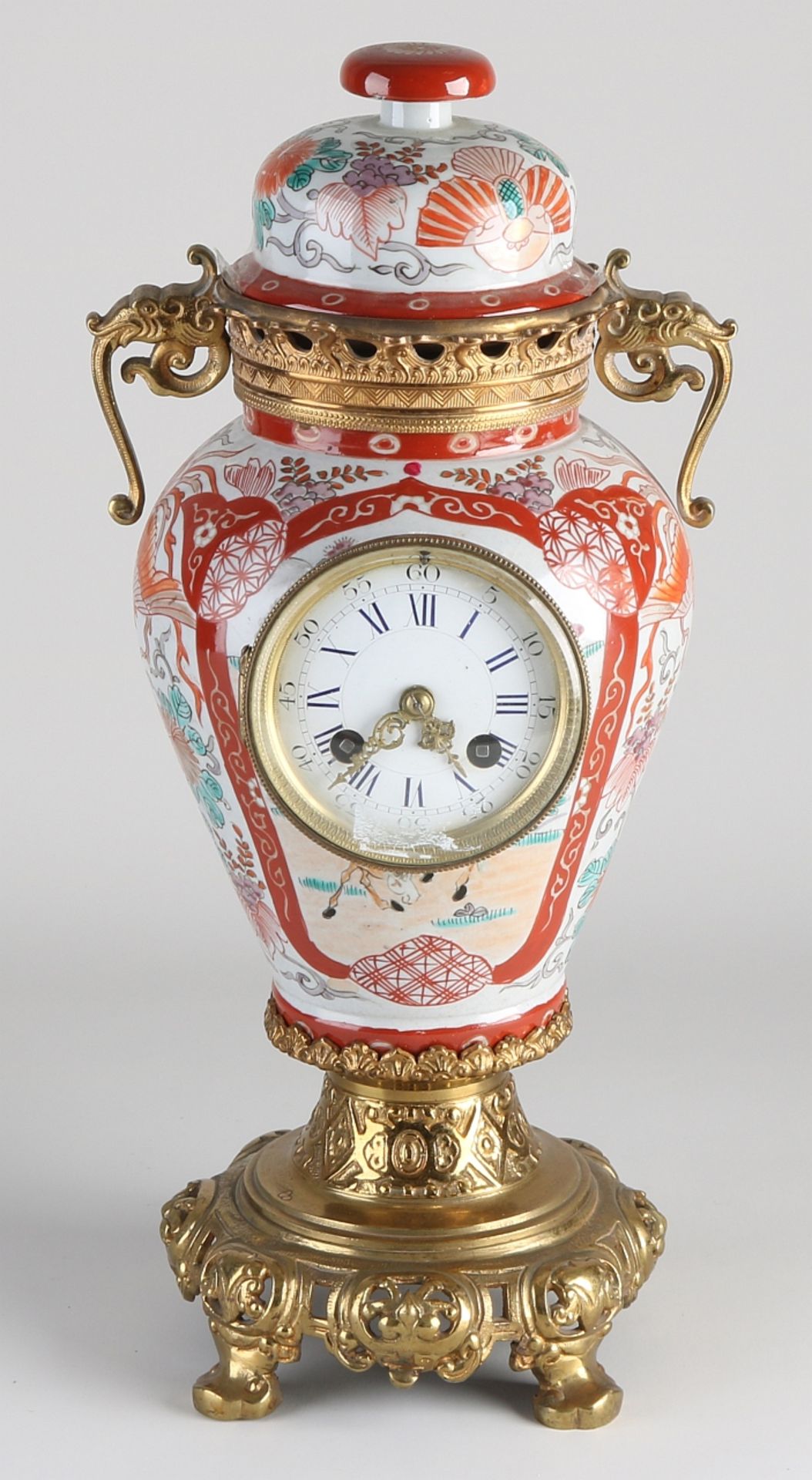 Japanese Imari pendulum