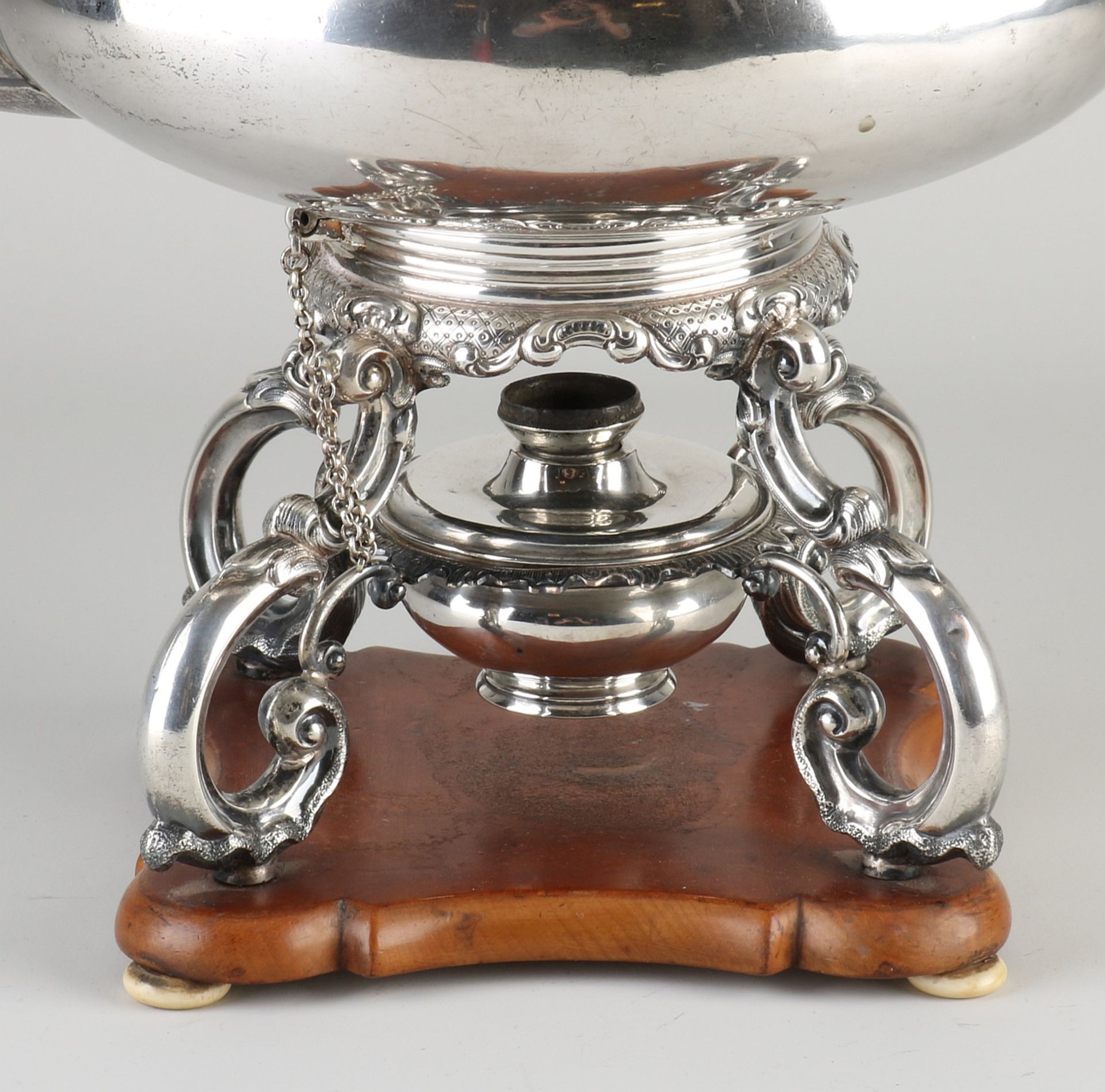 Antique silver teapot - Image 2 of 3