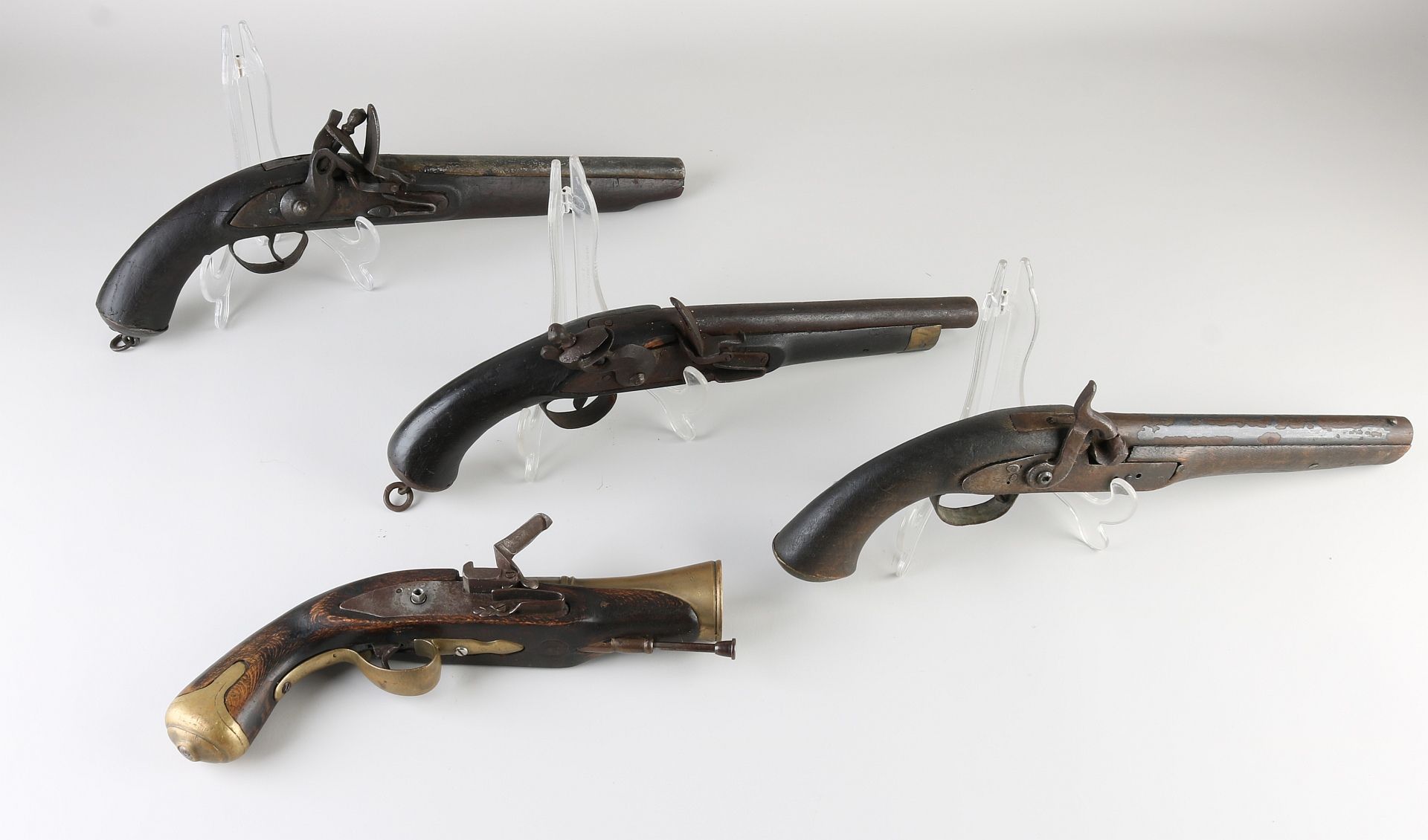 Three pistols + blunderbuss