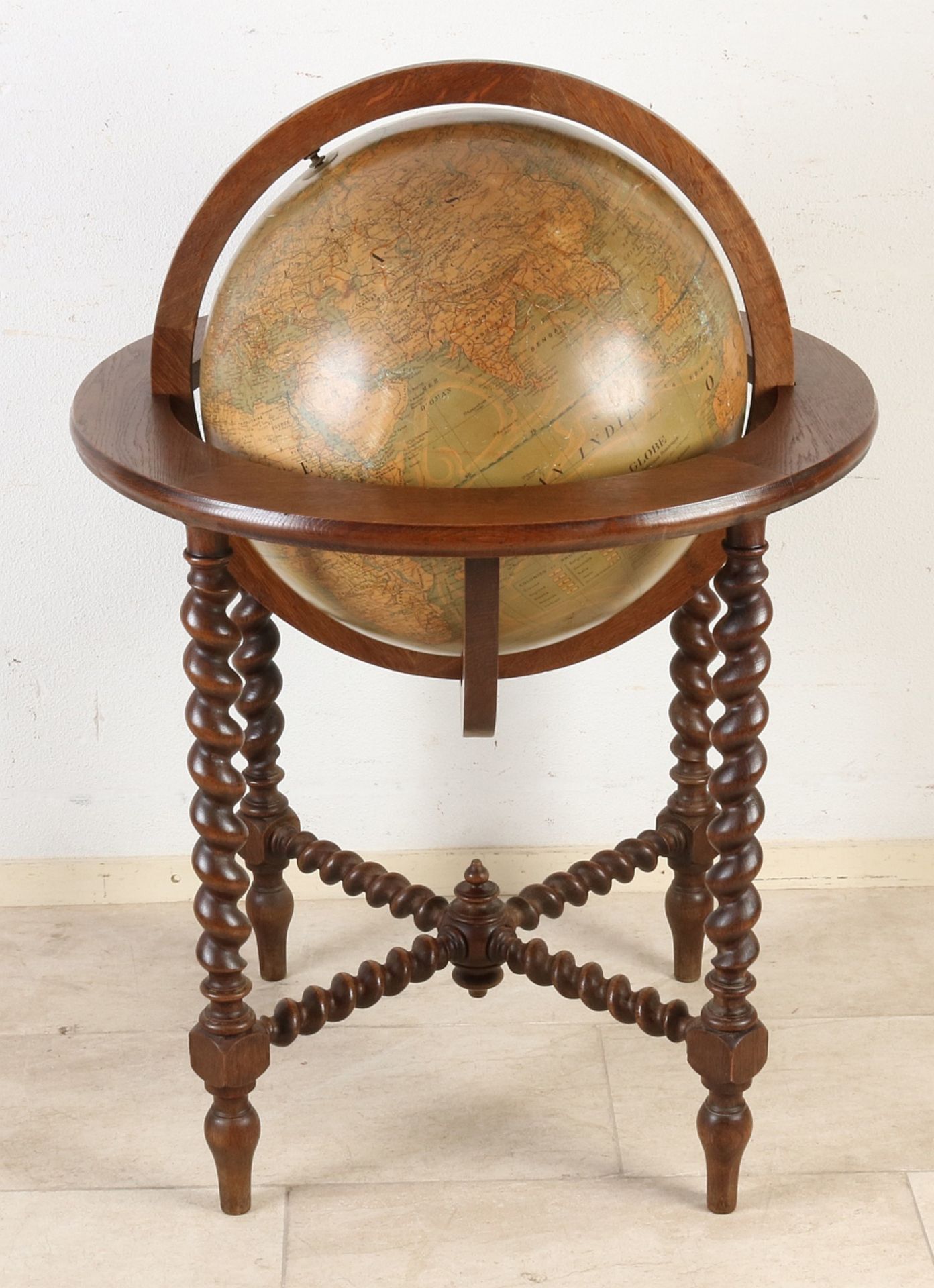 Antique globe in holder, 1900