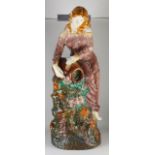 Majolica statue, Woman with water pitcher