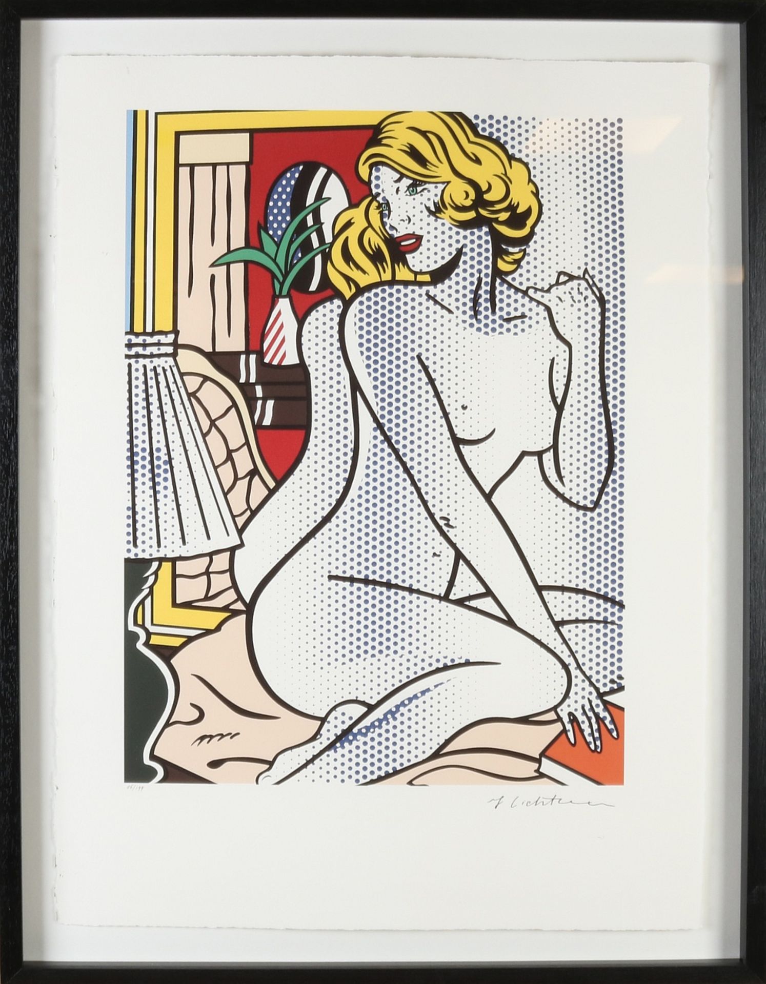 Roy Lichtenstein, Naked Lady in Front of Mirror