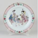 Chinese Family Rose plate Ø 23 cm.