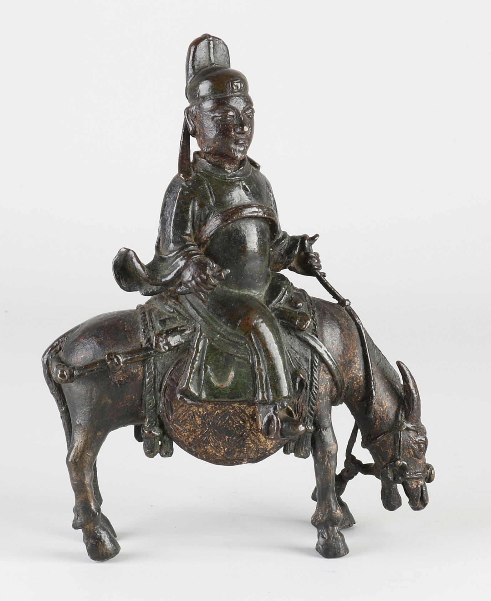 Antique Chinese bronze Ming figure