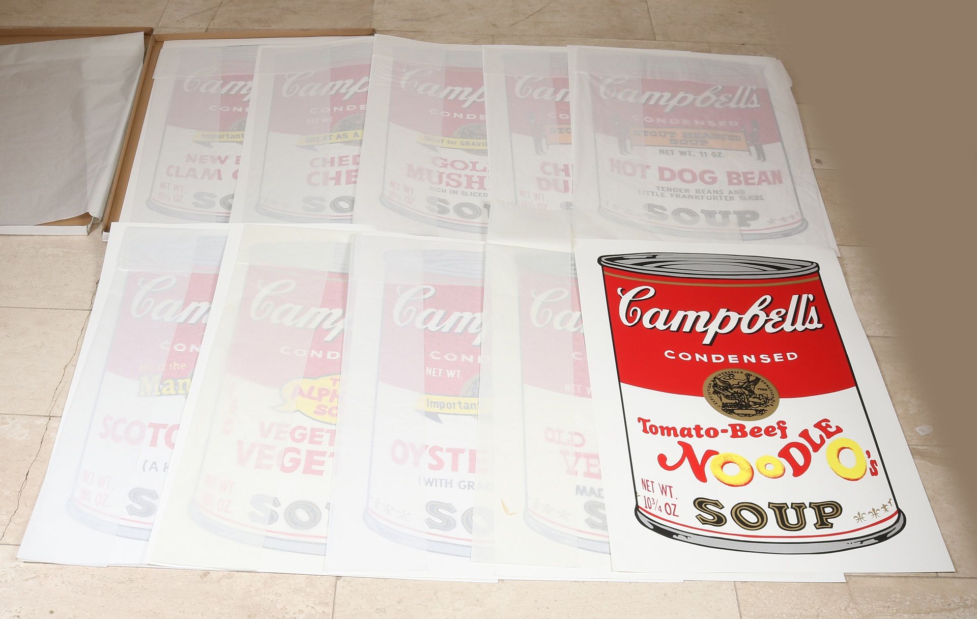 10x Lithographs, Campbell Soup II,
