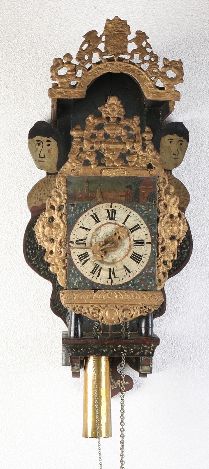 18th century Frisian chair clock