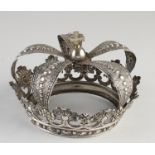 Silver ecclesiastical crown of the Holy Statue