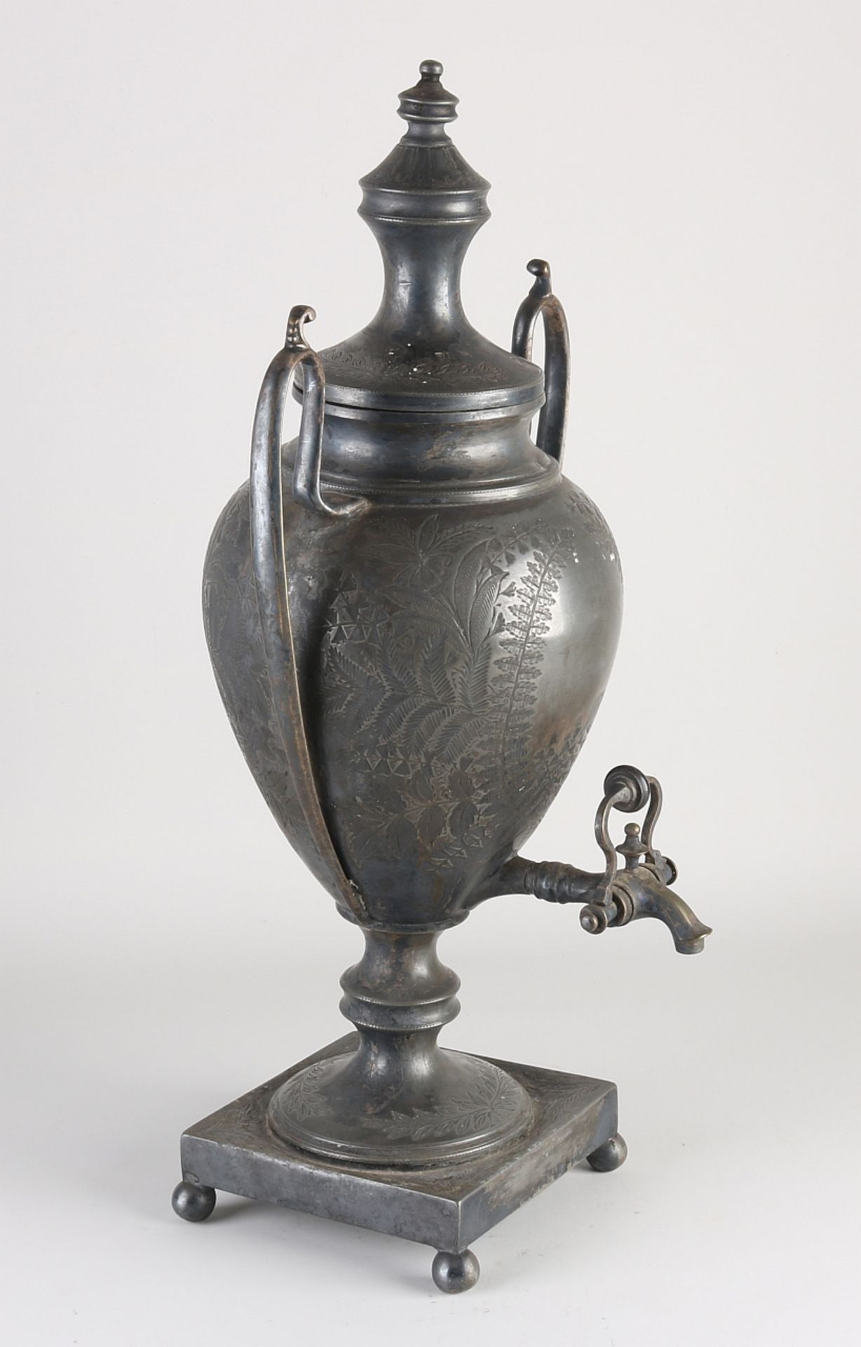 Antique plated tap jug, 1800 - Image 2 of 2