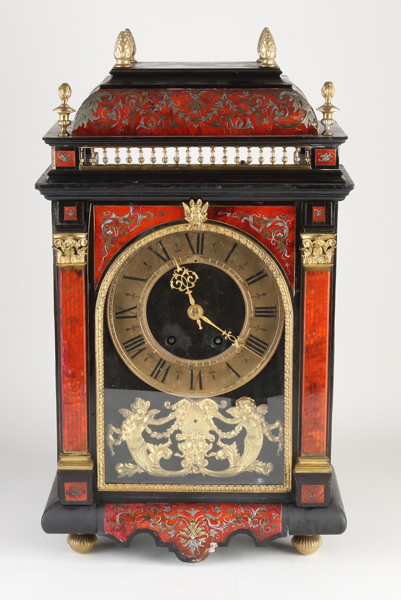 French tortoise clock, 1890