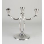 Silver candlestick, 3 lights