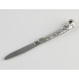 Frisian pocket knife with silver and hunting scene