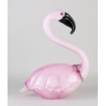 Glass sculpture, Flamingo