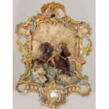 Majolica wall plaque 1880