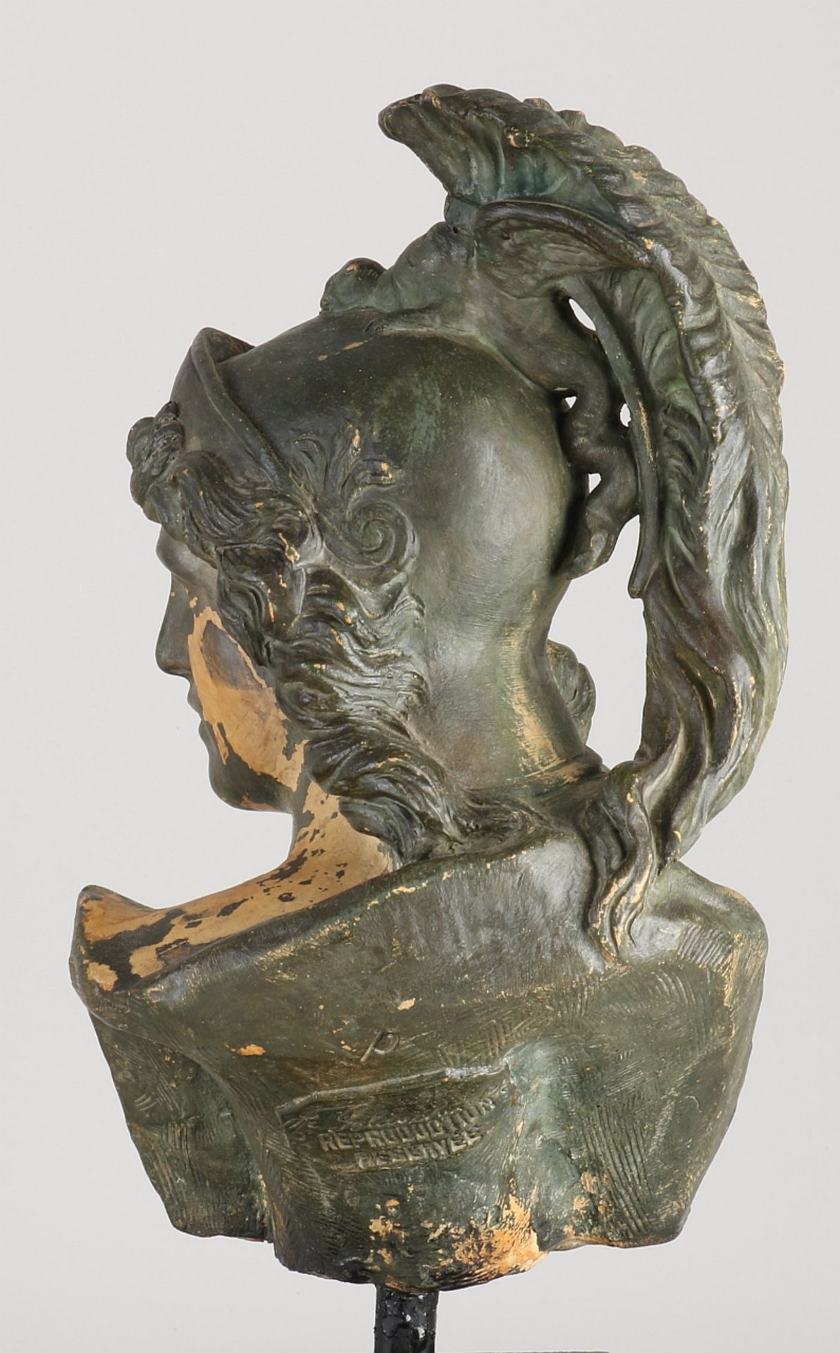 Bust of Greek goddess Minerva (F. Goldscheider) - Image 2 of 2