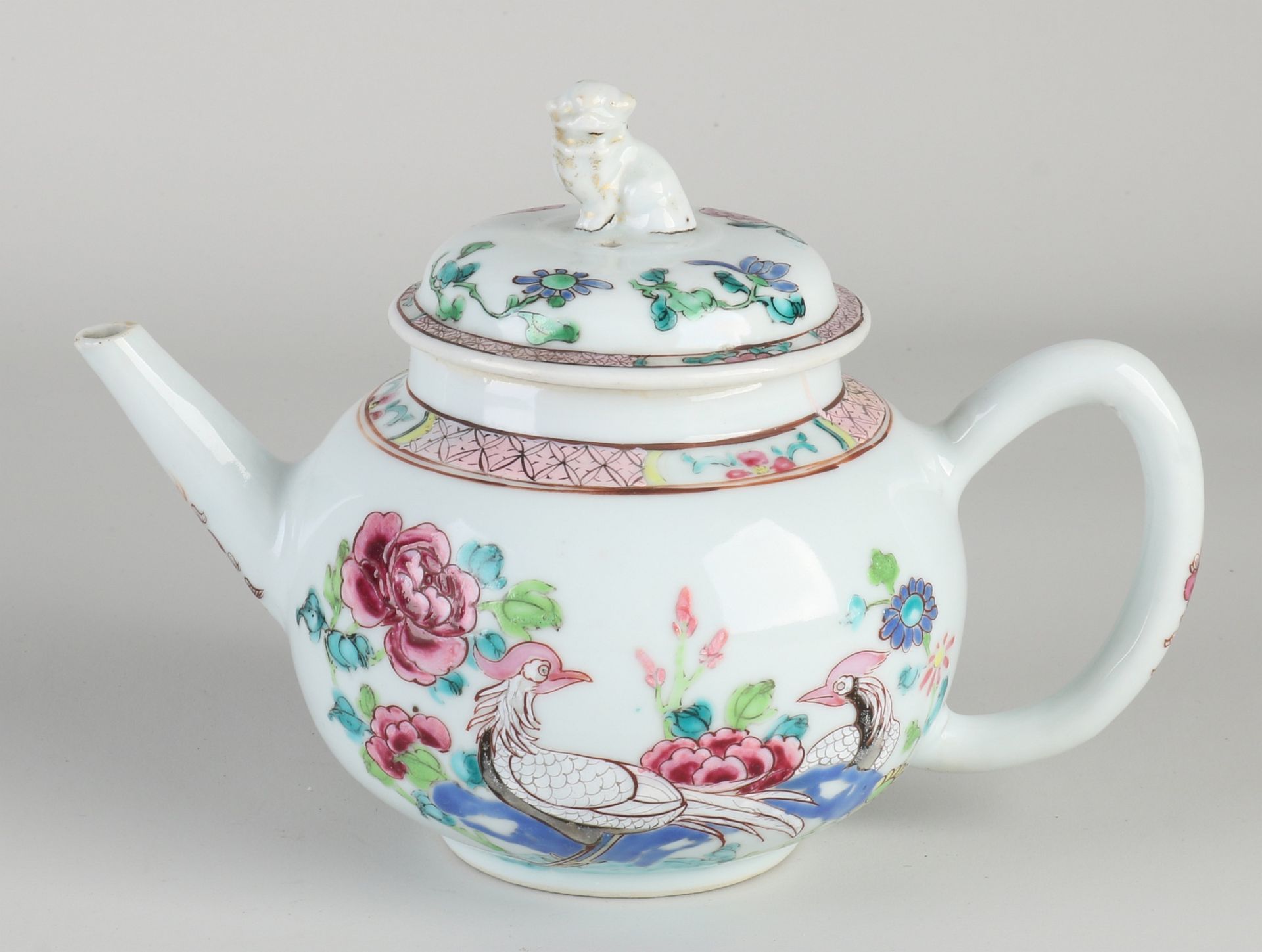 Family Rose teapot, 18th century