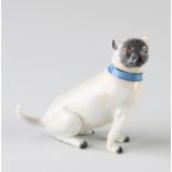 German Meissen figure, Pug dog