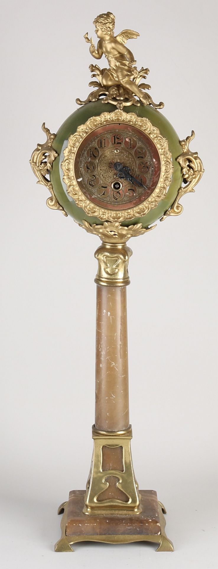 Antique Lenzkirch table clock, 1900