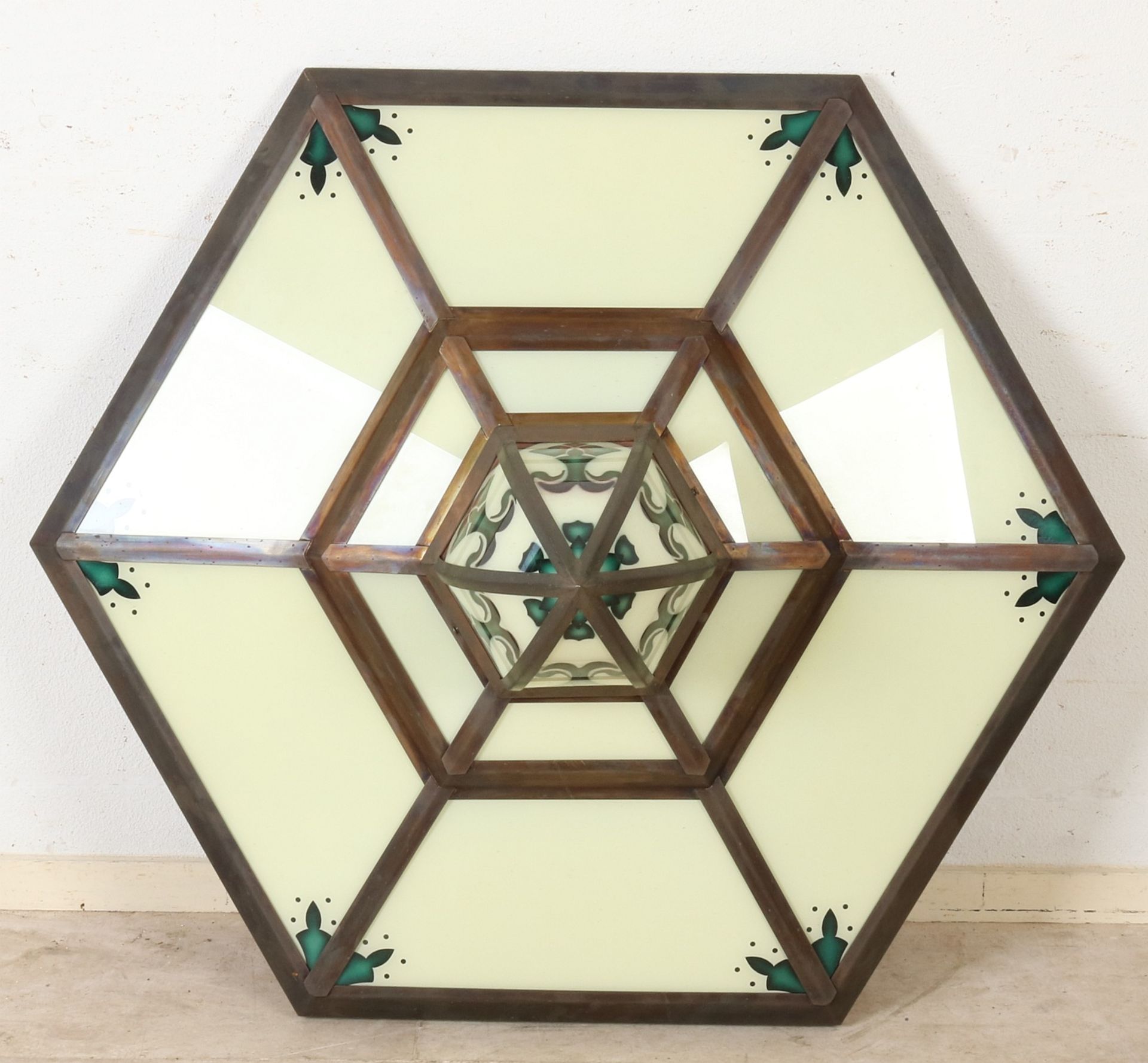 Stained Glass Lamp - Image 2 of 2