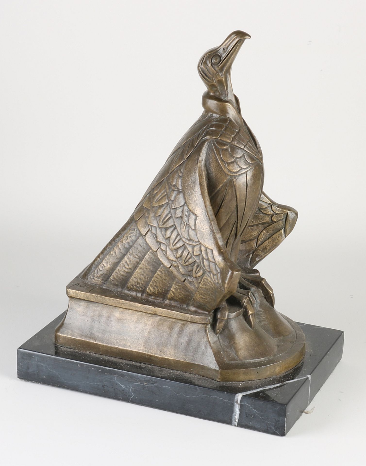 Bronze figure, Vulture