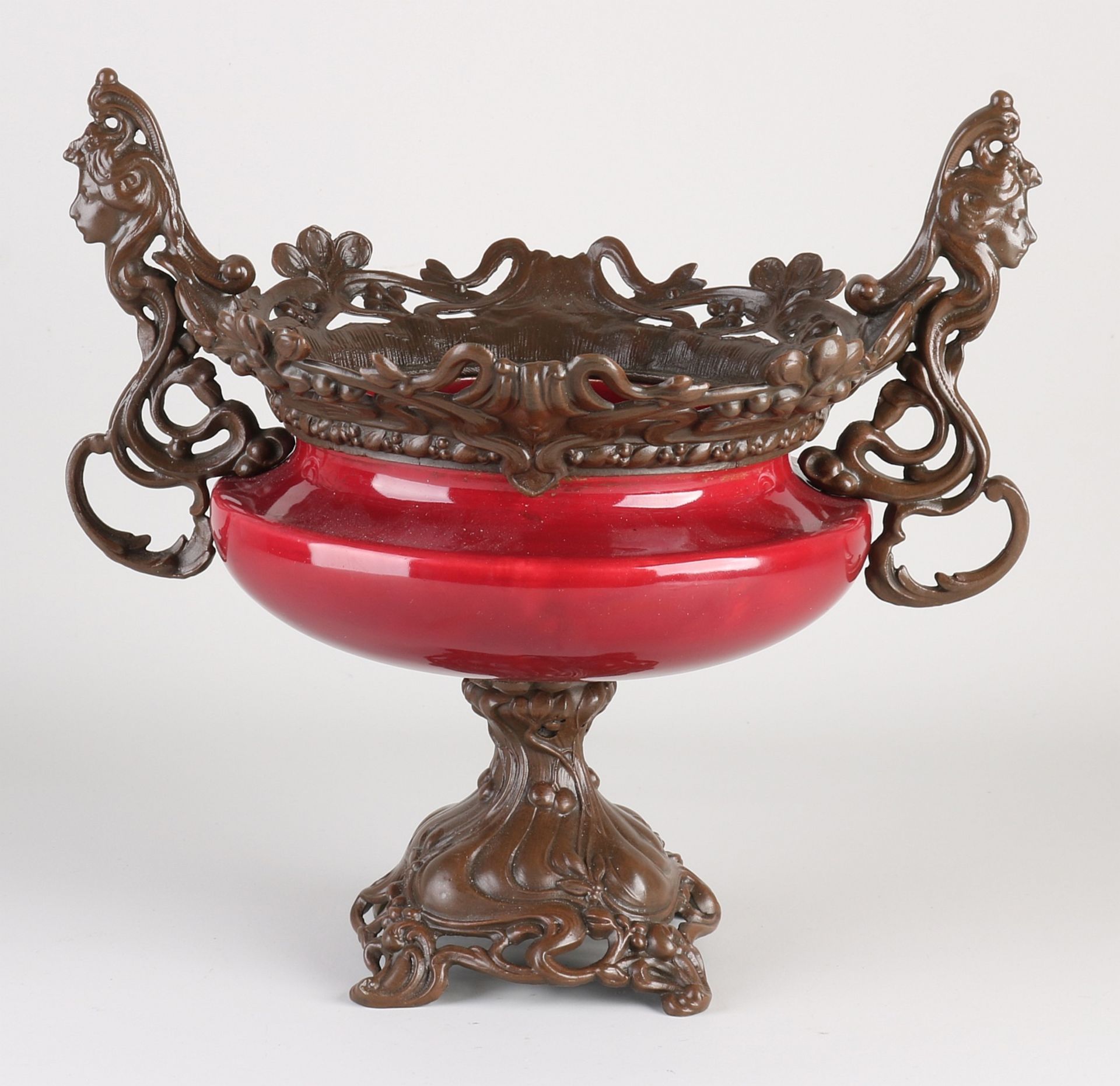 Antique Jugendstil table bowl, 1900 - Image 2 of 2