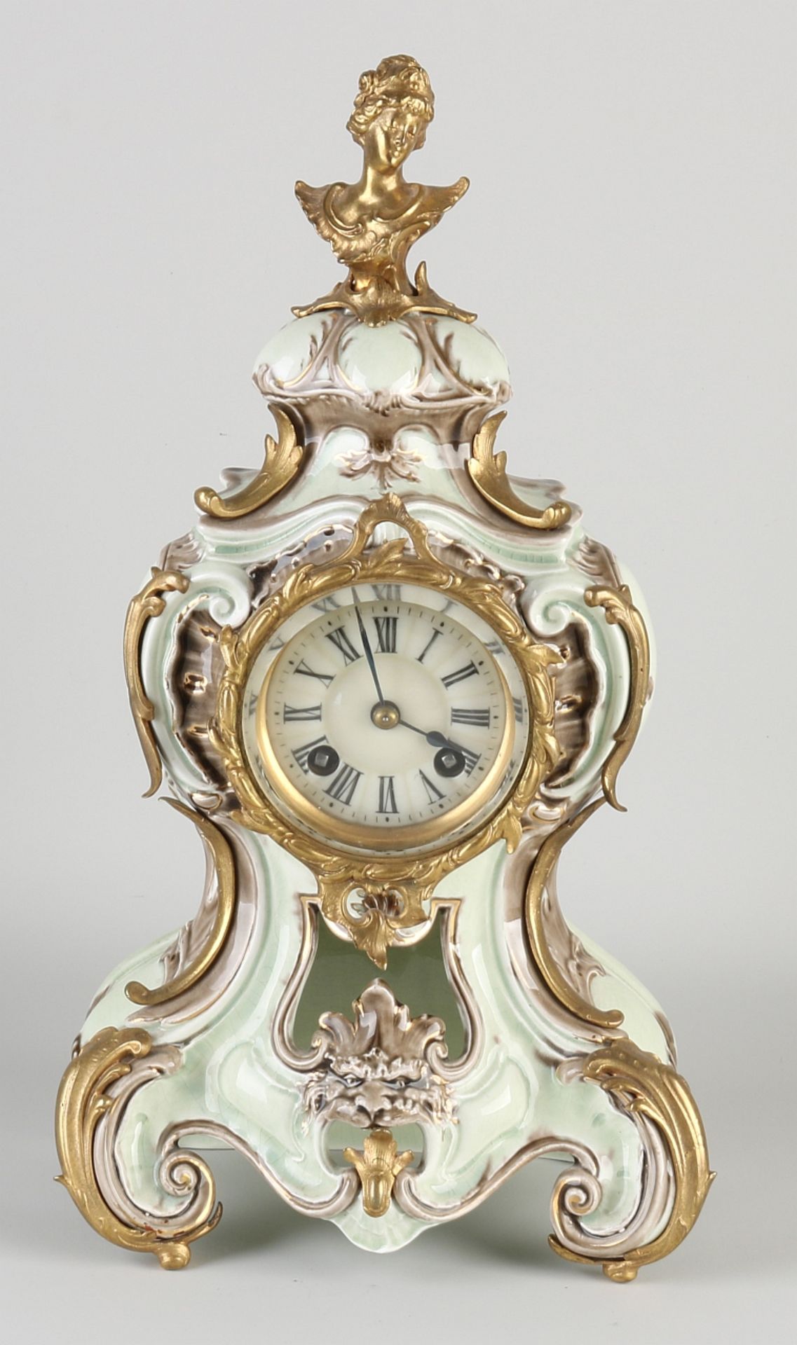Antique Lenzkirch mantel clock - Bild 2 aus 2
