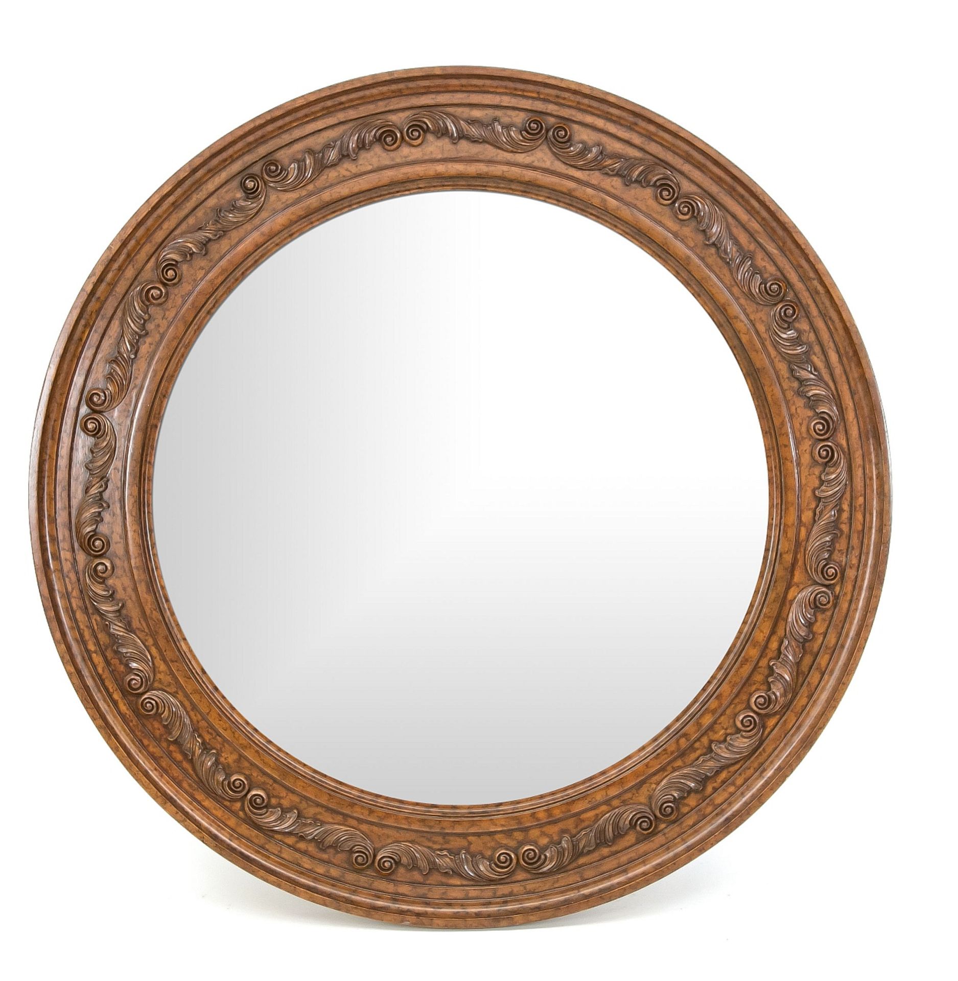 Large round mirror Ø 138 cm.
