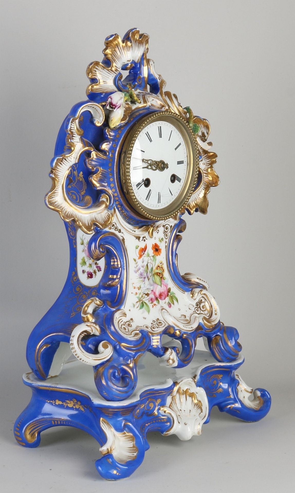 Antique French porcelain clock, 1840 - Bild 2 aus 2